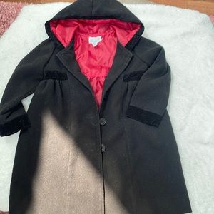 Black coat for girls